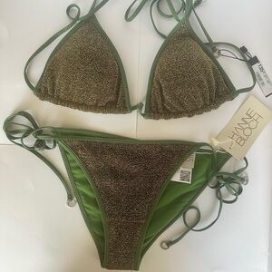 New - Olive Green Bikini Set Hanne Bloch